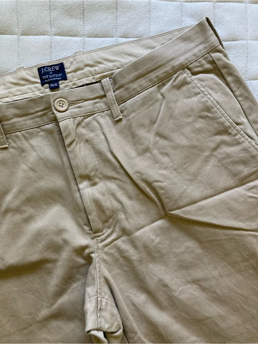 J. Crew Men’s Tan Chino Pants - Khakis